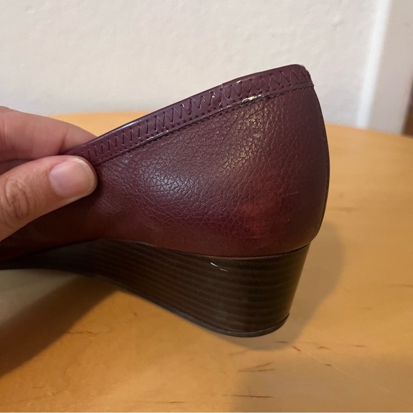 Cole Haan Tali Wedges Burgundy Size 8 - Picture 6 of 12